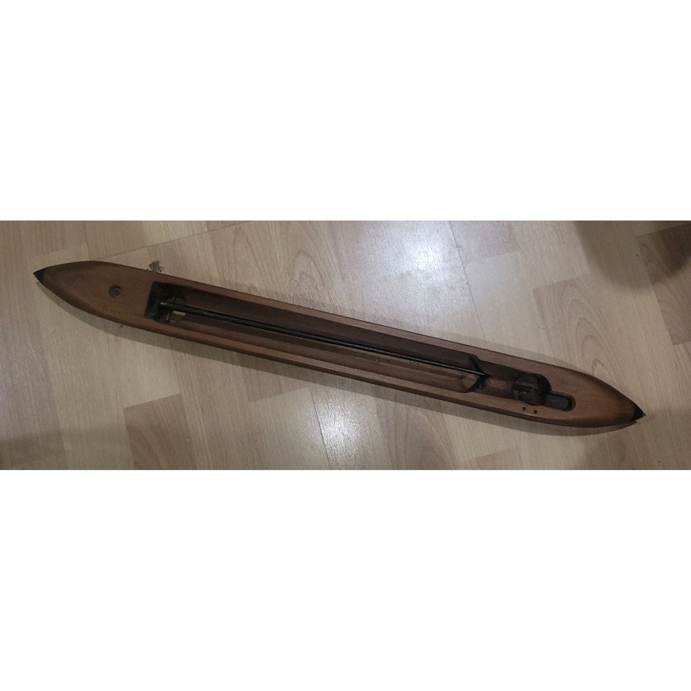 Southern Antique Wooden Flying Shuttle Boat Shuttle Loom Weaving Textile Craft
